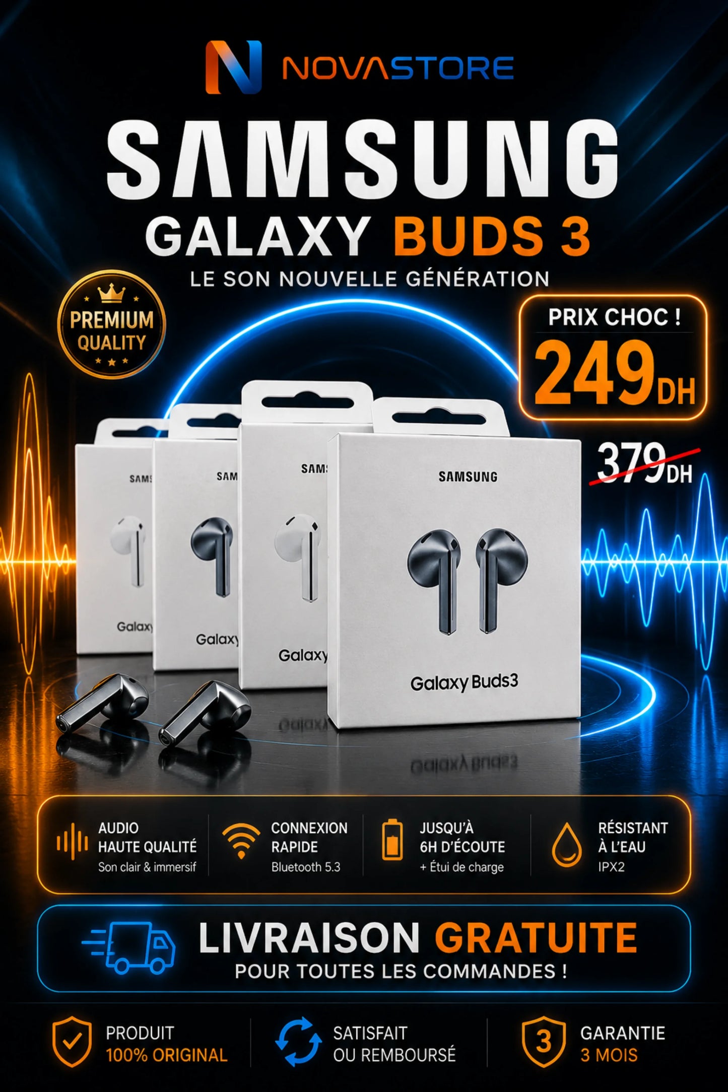 SAMSUNG GALAXY BUDS 3
