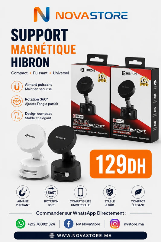 SUPPORT MAGNÉTIQUE HIBRON